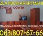 Apartmani Zlatibor, 15 evra/noÄ‡enje