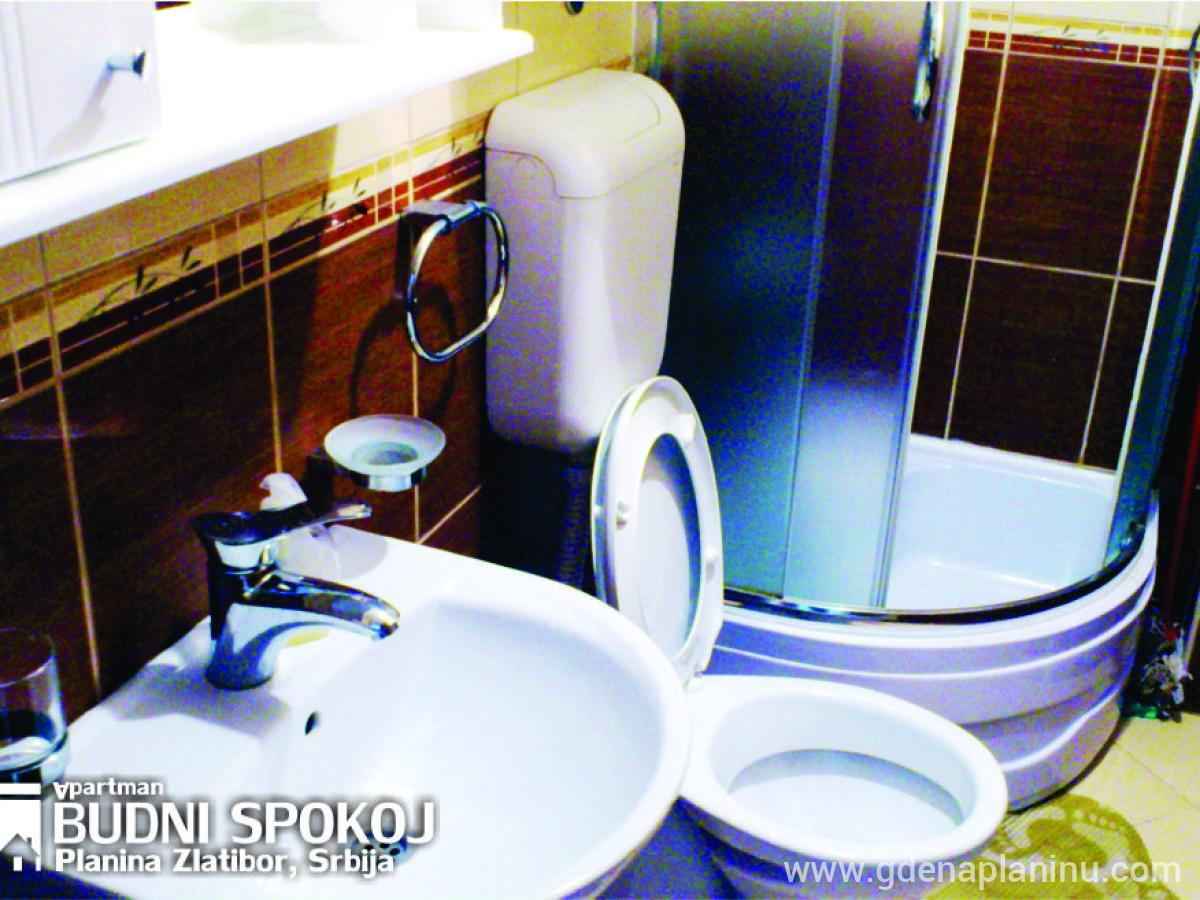 Zlatibor centar, Apartman BUDNI SPOKOJ, logement privé à Zlatibor, Serbie - Salle de bains