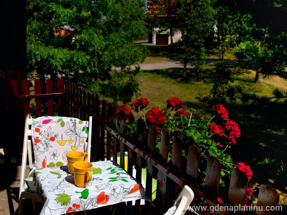 Apartmani MIR Divcčibare, privat innkvartering i sted Divčibare, Serbia - Terasa pogled ka zicari (sprat)