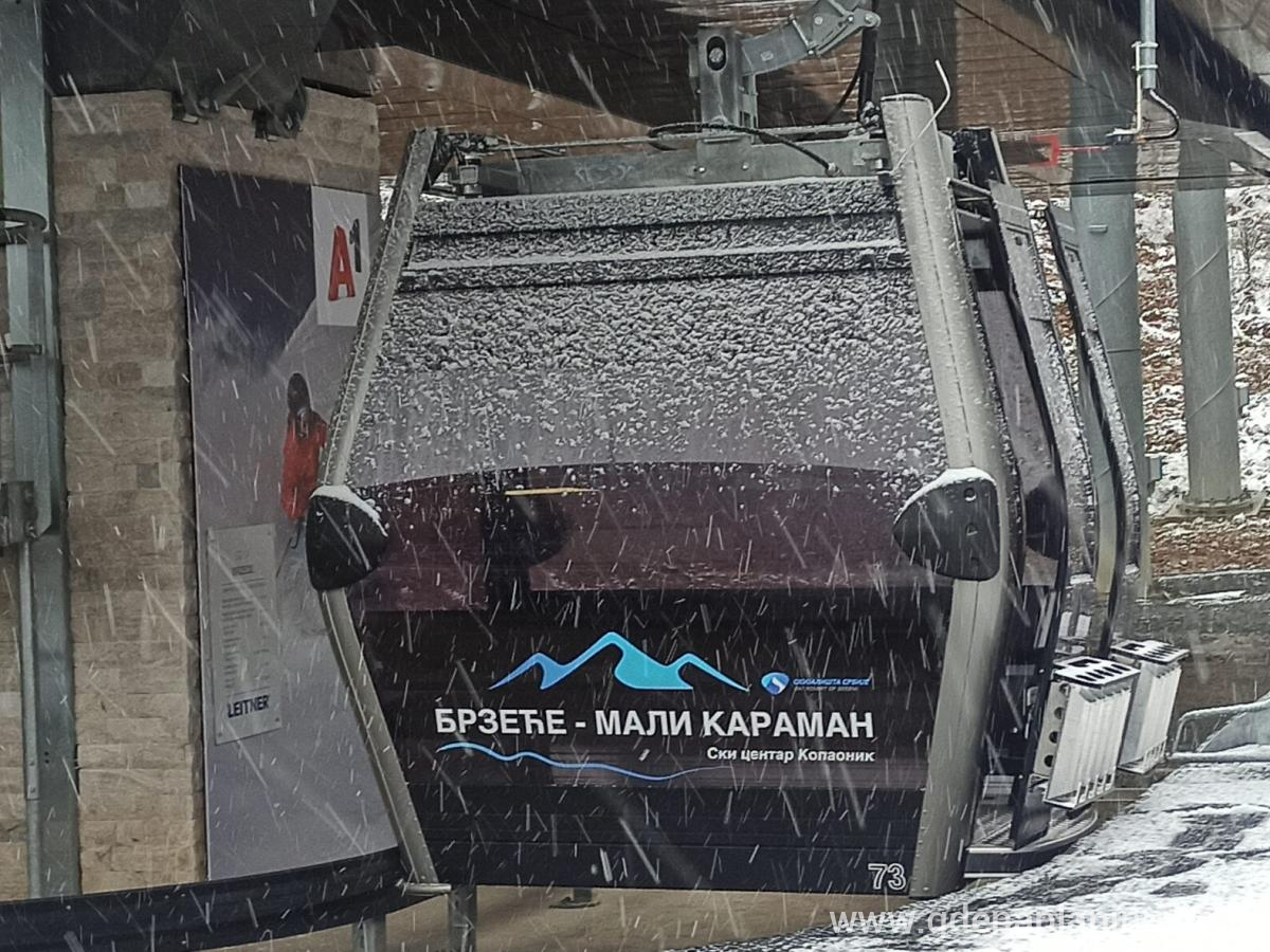 Apartman Nina – Brzeće, Kopaonik, Privatunterkunft im Ort Kopaonik, Serbien - Gondelbahn in Brzeće