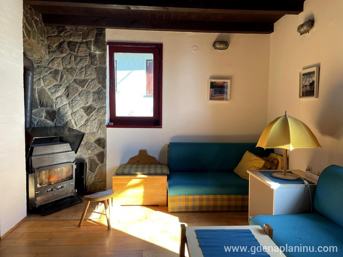 Planinska kuća Savić, private accommodation in city Kopaonik, Serbia - Kamin i prostor za odmor